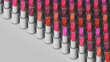 © Ajonegro Studio/Stocksy - 3d lipstick pattern