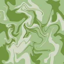 Abstract Green And White Wavy Background 