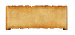 © daboost - Old paper horizontal banner. Parchment scroll isolated on white