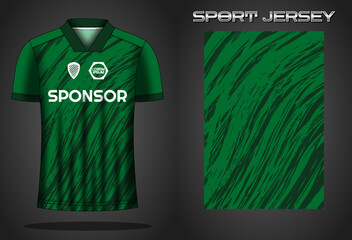 Soccer jersey sport shirt design template