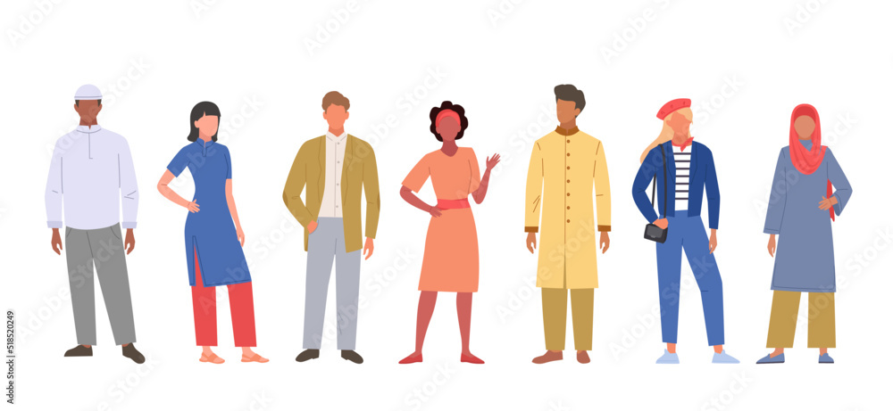 international people. multicultural group of persons multiracial male ...
