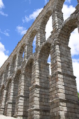 Poster - Roman aqueduct in Segovia, Spain