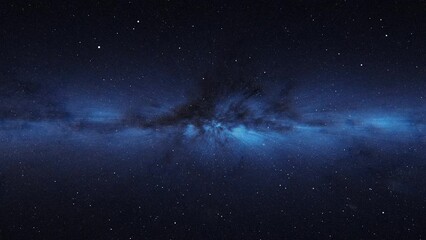 Wall Mural - flight to the milky way. millions stars space