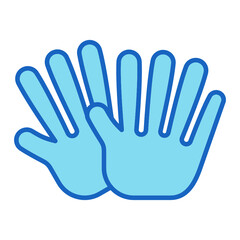 Canvas Print - Cleaning Gloves Icon