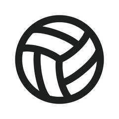 Volley Ball with Outline Style