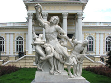 Sculptural Group Laokoon In Front Of The Archaeological Museum In Odessa, Ukraine