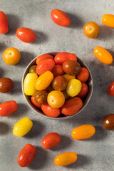 Canvas Print - Organic Heirloom Cherry Tomatoes