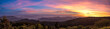 Blue Ridge Mountain Sunset Panorama 