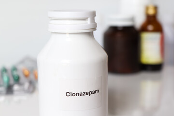 Canvas Print - Clonazepam ,medicines are used to treat sick people.