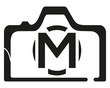 © MdAtiqul - M camera logo design logo icon vector template.