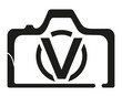 © MdAtiqul - V camera logo design logo icon vector template.