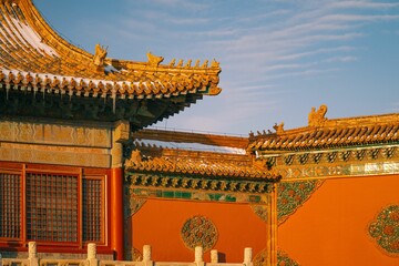 the forbidden city in beijing, china