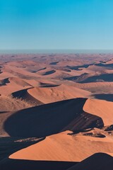 Sticker - Namibia, aerial view of the Namib desert