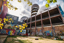 Lost Place Berlin Teufelsberg - Landscape With Graffiti