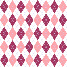 Argyle Pattern Seamless Background. Vector Illustration.	