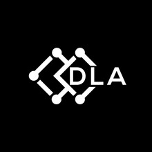 DLA Letter Logo Design.DLA Creative Initial Letter Logo Concept.DLA Letter Design.
