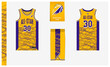 Basketball uniform mockup template design for basketball club. Basketball jersey, basketball shorts in front and back view. Basketball logo design.