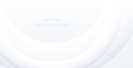 Wall Mural - abstract white background with curve lines