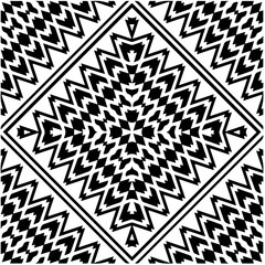 
Abstract background with black and white pattern. Monochrome mandala. Unique geometric vector swatch. Perfect for site backdrop, wrapping paper, wallpaper, textile and surface design. 