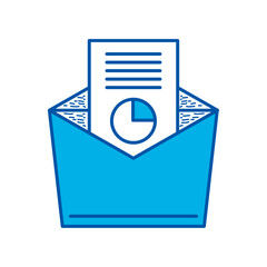 Sticker - marketing email icon