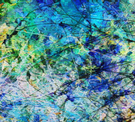 Wall Mural - colorful abstract painting