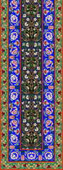 Wall Mural - Paisley Textile Fabric neck design