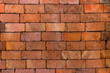 rough red brick wall texture background
