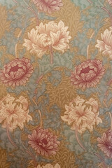 Wall Mural - vintage wallpaper with flowers