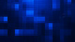 Abstract Blue Square Mosaic Tile Background