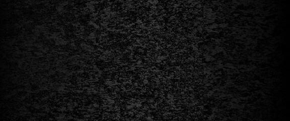 black stone concrete texture background anthracite panorama. panorama dark grey black slate backgrou