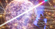 © vegefox.com - Neural network 3D illustration. Big data and cybersecurity