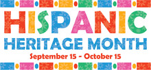 Hispanic Heritage Month Floral Banner