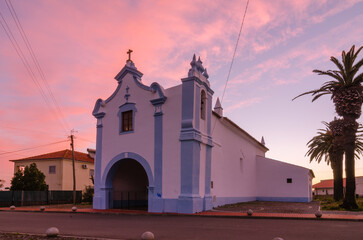 church in the evening