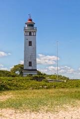 Wall Mural - Lighthouse on the Little Belt at Middelfart