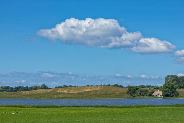 Wall Mural - Landscape at Nørreball Nor, Langeland, Denmark