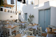 Traditional tavern in Greek island, Naxos.