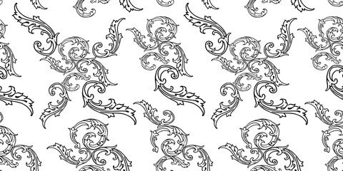  seamless pattern with leaves vector for card fabric decoration illustration