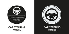 Creative (Car Steering Wheel) Icon, Vector Sign.