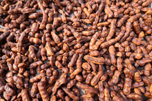 Tamarind Is A Food Type Of Fruit. It Is Brown In Color And Has A Sweet And Sour Taste. Delicious As A Snack, Nourishing, Healthy, Vitamin C. Seeds Are Dried Together And Can Be Used As A Background.