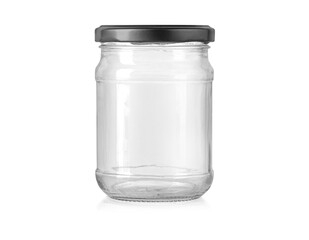 Wall Mural - empty glass jar with a screw thread