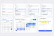 © maniboju - Icon button table input dropdown calendar design sources