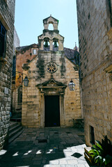 Stone church in Dubrovnik