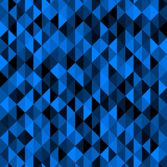 Canvas Print - abstract multicolor sapphire blue background. vector polygonal design