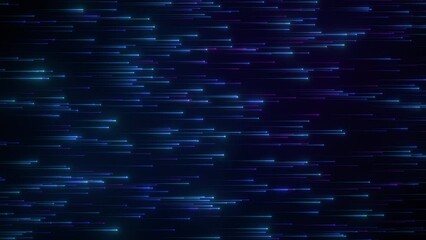 Wall Mural - futuristic stream of neon rays. particle trails background. communication and technology concept. se