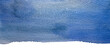 © colnihko - Blue Watercolor brush strokes banner. Abstract art Aquarelle texture with torn edge