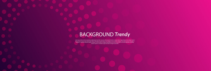Poster - Panoramic trendy in minimalist vector design. Abstract radial geometric for background and wallpaper illustration. Modern simple cover and banner design.