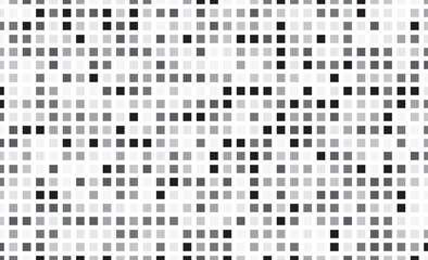 Fototapete - Abstract square tile background template. Halftone retro graphic vector.