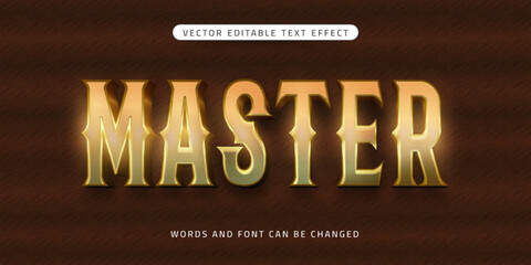 Editable text master 3d style effect