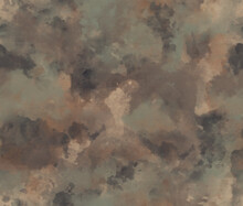 Woodland Camouflage Seamless Background. Watercolor And Blur Effect. Natural Colors: Khaki, Brown, Black, Olive Green.        
