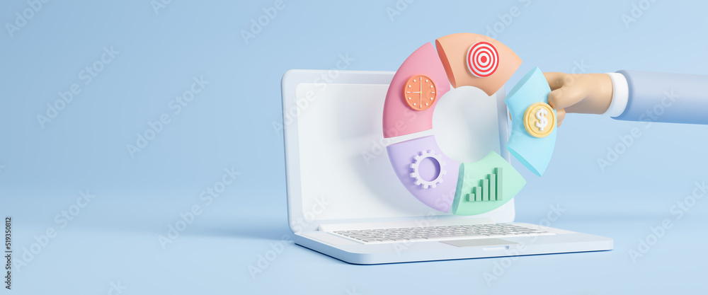 Business intelligence dashboard, balanced scorecard. Performance data ...